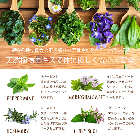 Botanicallab デオドラントスプレー アロマ&アロエベラ配合デオドラントスプレー ハーブ系/ペパーミント、ローズマリー、スイートマージョラム、クラリセージ50ml 100ml