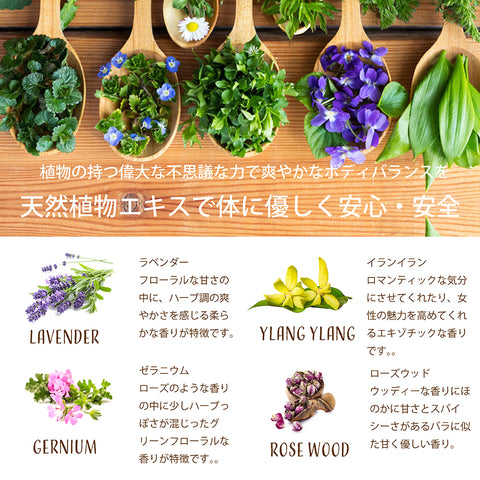Botanical lab デオドラントスプレー フローラル系 アロエベラ配合デオドラントスプレー /ラベンダー、ゼラニウム、ローズウッド、イランイラン50ml 100ml