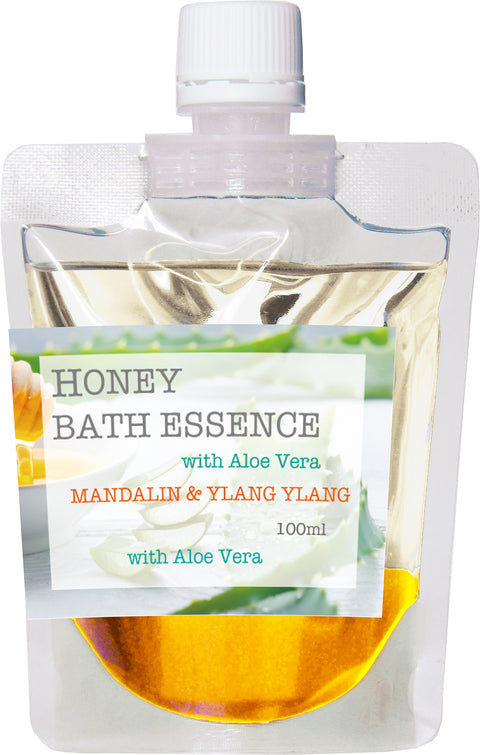 Botanical lab ハチミツ ハニーバスオイル with アロエベラ配合 マンダリン・イランイラン アロエ・はちみつ入浴剤 　アロマ芳香沐浴剤