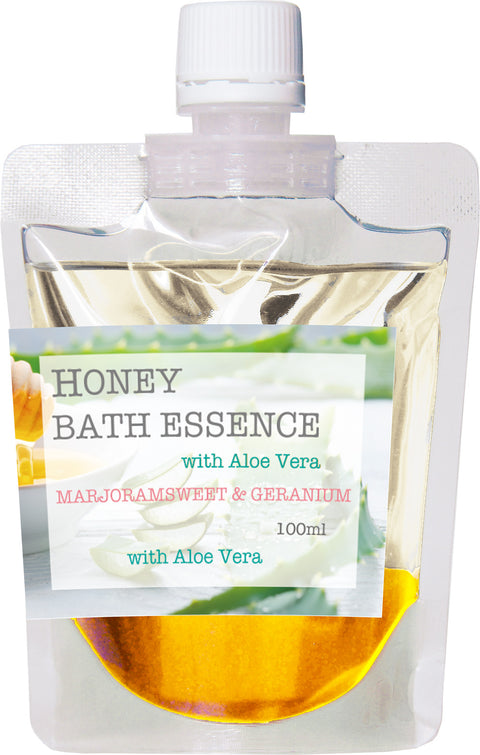 Botanical lab ハチミツ ハニーバスエッセンス バスオイル with アロエベラエキス配合 マージョラムスイート・ゼラニウム アロエ・はちみつ入浴剤 　アロマ芳香沐浴剤
