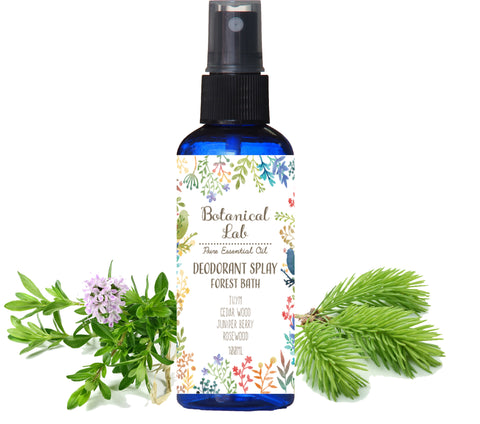 Botanical lab デオドラントスプレー アロマ&アロエベラ配合デオドラントスプレー フォレスト系/タイム、シダーウッド、ジュニパーベリー、ローズウッド50ml 100ml