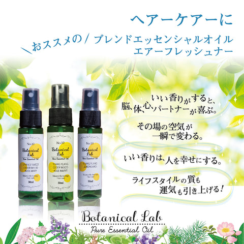 Botanical lab アロマスプレー 3本セット ヘアーケアー ハグしたくなる香り　「髪のニオイもケアする｜香るヘアリセットスプレー」