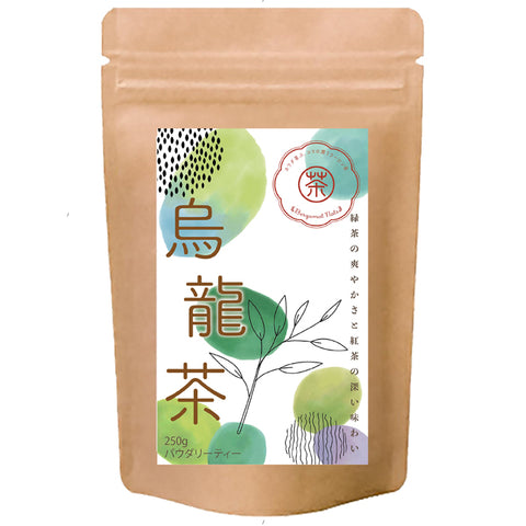 烏龍茶 パウダリーインスタント ウーロン茶 無糖