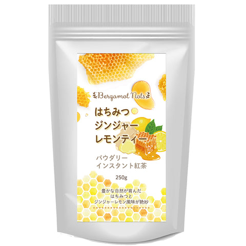 はちみつ紅茶 はちみつジンジャーレモンティー インスタントティー  からだも心も温まる生姜の紅茶  ポリフェノール 蜂蜜紅茶