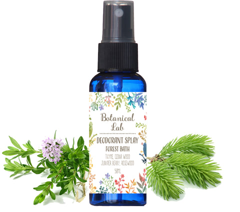 Botanical lab デオドラントスプレー アロマ&アロエベラ配合デオドラントスプレー フォレスト系/タイム、シダーウッド、ジュニパーベリー、ローズウッド50ml 100ml