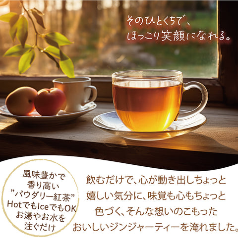 しょうが茶 はちみつ林檎 しょうが茶 インスタントジンジャーハニーアップルティー  からだも心も温まる生姜の紅茶 タントジンジャーティーからだも心も温まる生姜の紅茶 (コピー)