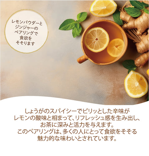 しょうが檸檬茶 無糖 インスタントジンジャーレモンティー からだも心も温まる生姜の紅茶