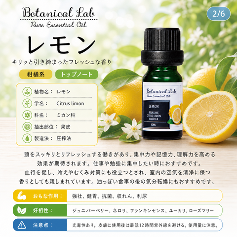 Botanical lab アロマオイル セラピーグレード 3本セット “リフレッシュに“に レモン グレープフルーツ ペパーミント「いい匂いがすると、脳、身体、心が喜びみんなが笑顔になります。」 (コピー) (コピー) (コピー)