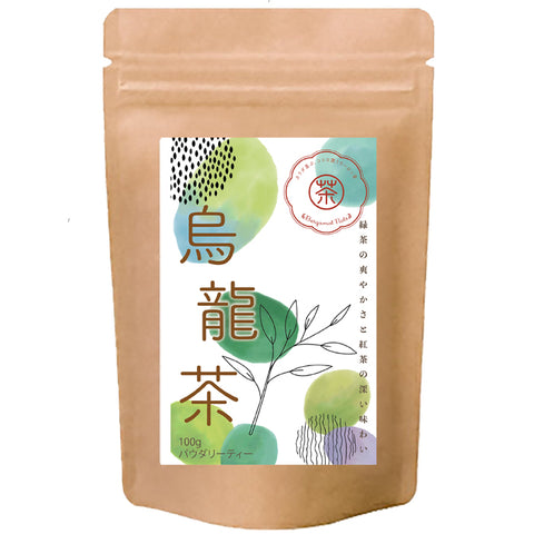 烏龍茶 パウダリーインスタント ウーロン茶 無糖