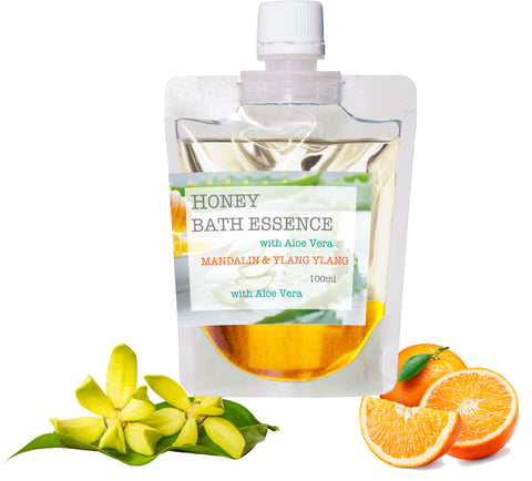 Botanical lab ハチミツ ハニーバスオイル with アロエベラ配合 マンダリン・イランイラン アロエ・はちみつ入浴剤 　アロマ芳香沐浴剤
