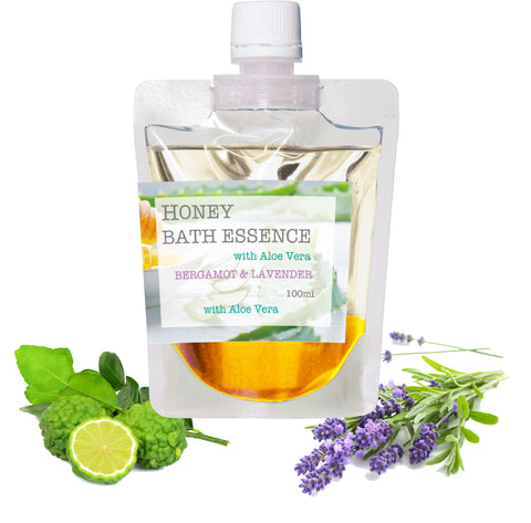 Botanical lab ハチミツ ハニー バスオイル with アロエベラ配合 ベルガモット・ラベンダー アロエ・はちみつ入浴剤 　アロマ芳香沐浴剤