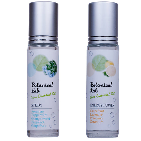 Botanical lab ロールオンアロマ perfume 2本セット 頭スッキリ＆やる気スイッチONセット STUDY & ENERGY POWER